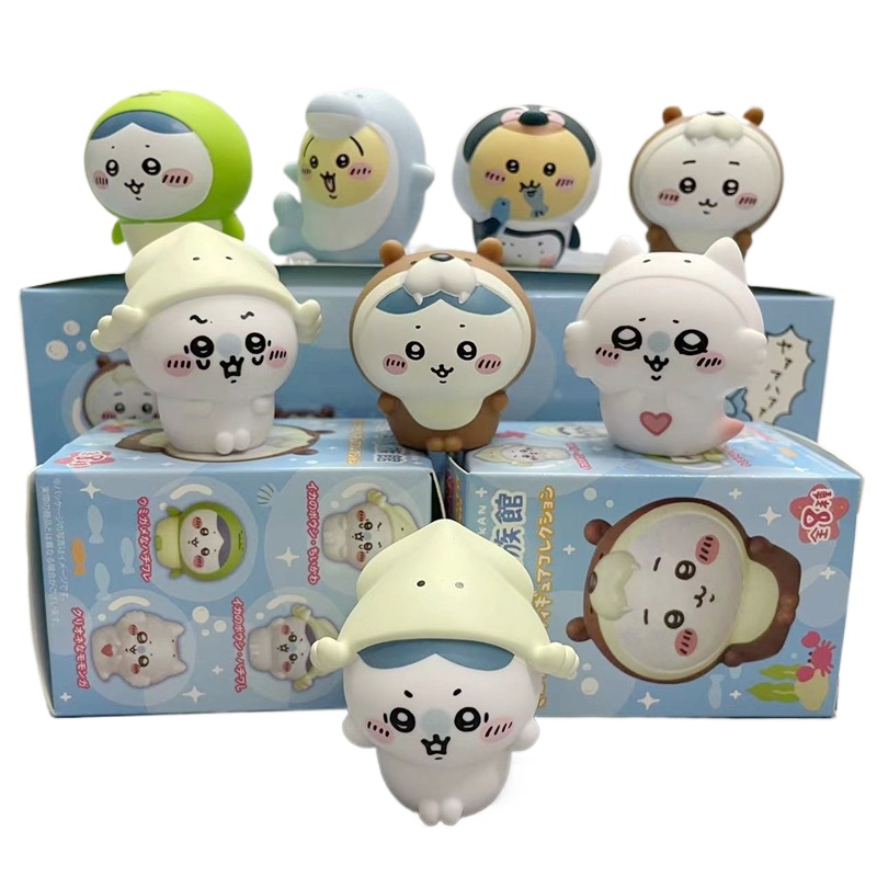 Marine Aquarium & Regional Centre - 8pcs/Box Kawaii Chiikawa Aquarium Blind Box