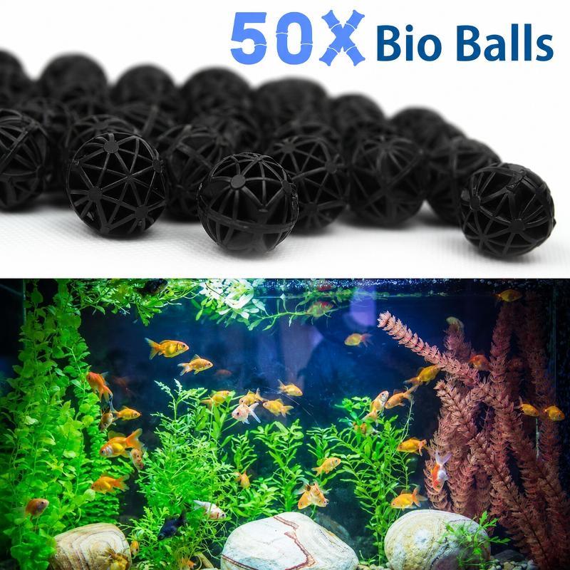 Marine Aquarium & Regional Centre - 50Pcs 16mm Aquarium Bio Filter Balls