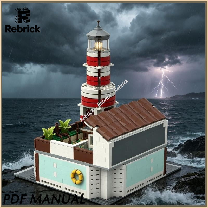 Marine Aquarium Exhibition - Realistic City Aquarium MOC Building Blocks