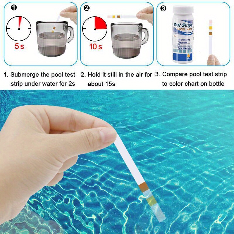 3 In 1 Test Paper Chlorine Imm - Marine Test Kit ulasan dan harga