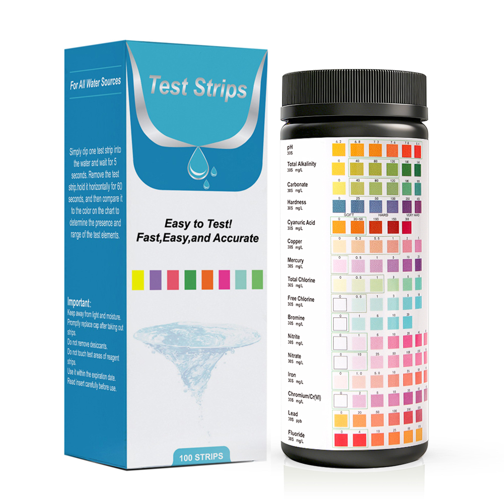 Yieryi 16 in 1 Water Test Stri - Marine Test Kit ulasan dan harga