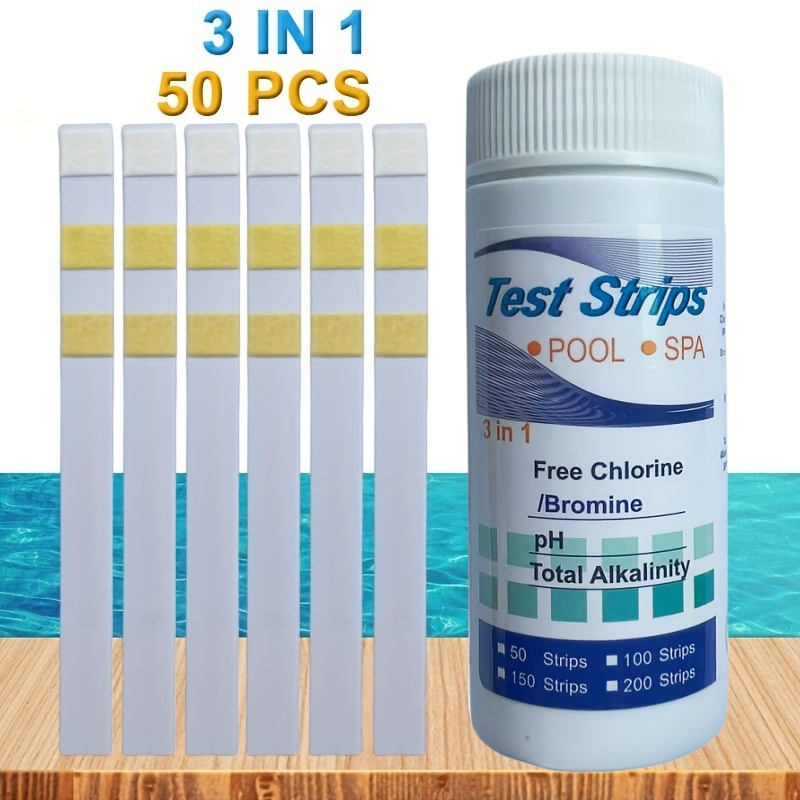 Chlorine PH Test Strips SPA Sw - Marine Test Kit ulasan dan harga