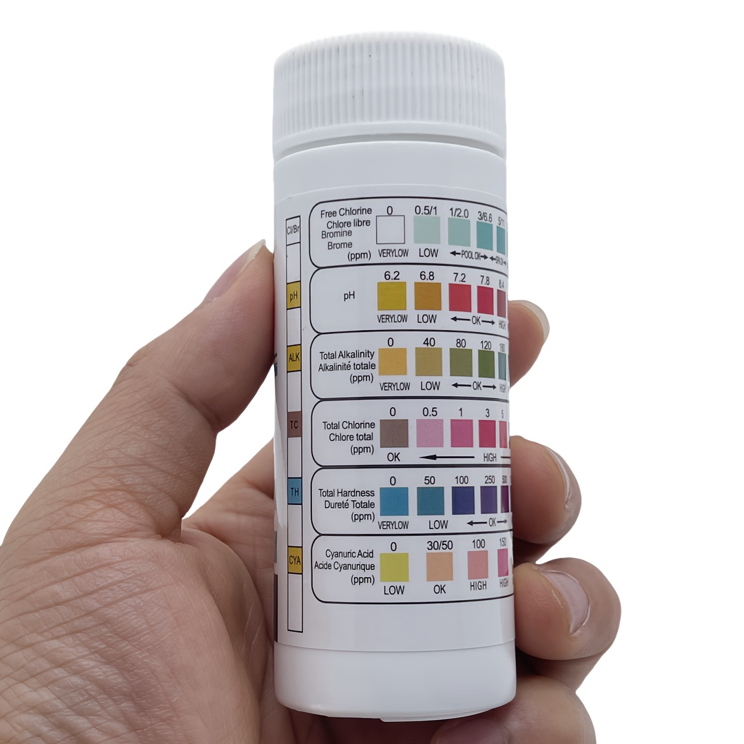 6-in-1 Pool & Spa Water Test S - Marine Aquarium Bacteria ulasan dan harga
