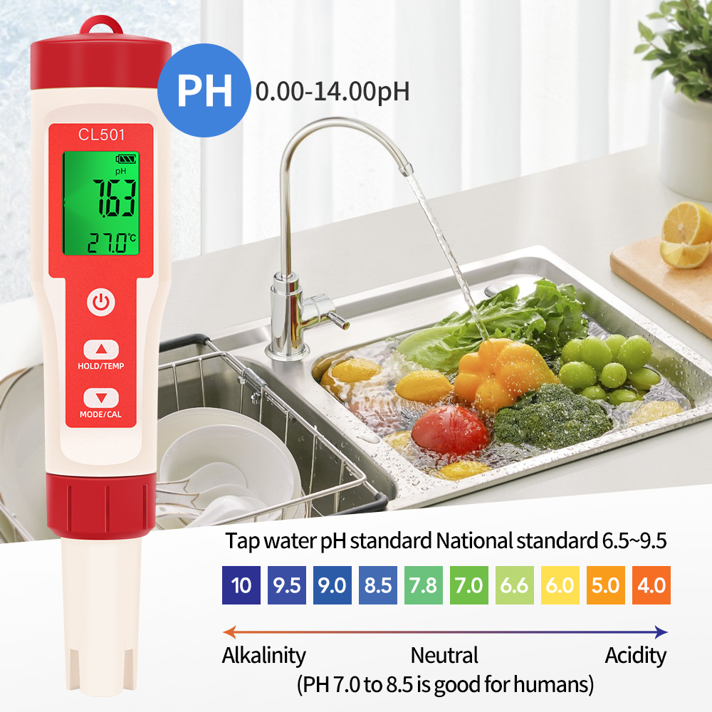 PH/CL2/H2/ORP/Temperature Mete - Marine Test Kit ulasan dan harga