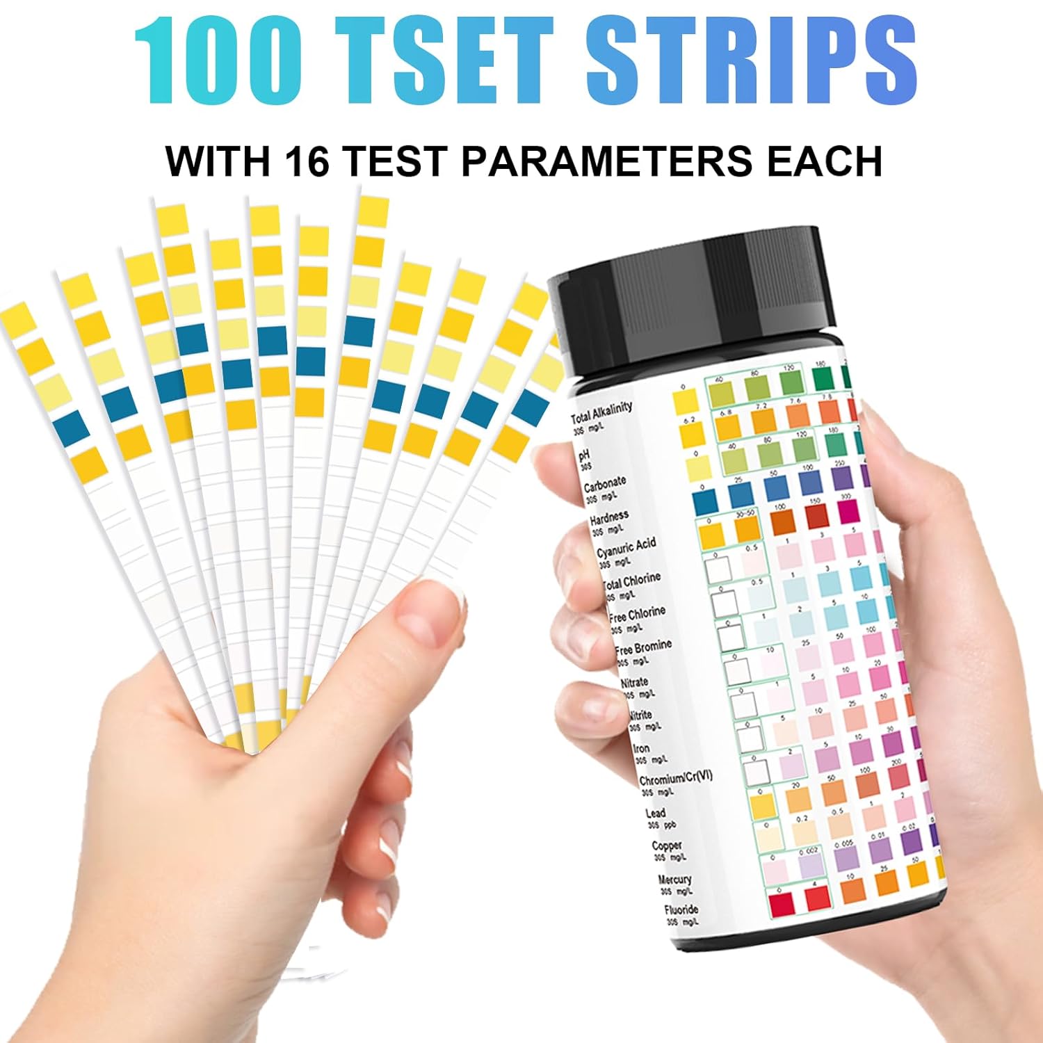 16-in-1 Water Test Kit Strips, - Marine Test Kit ulasan dan harga