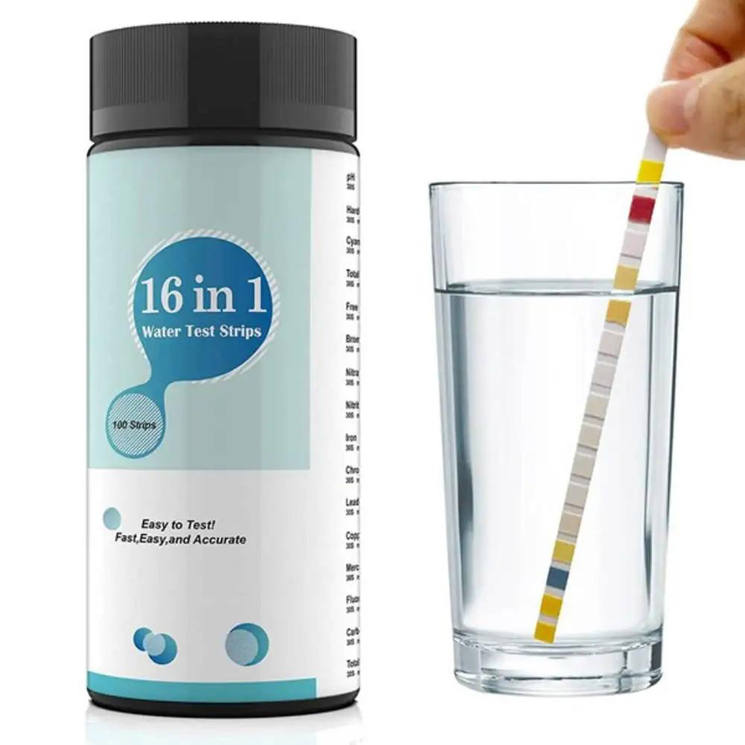 16-in-1 Water Test Kit Strips, - Marine Test Kit ulasan dan harga