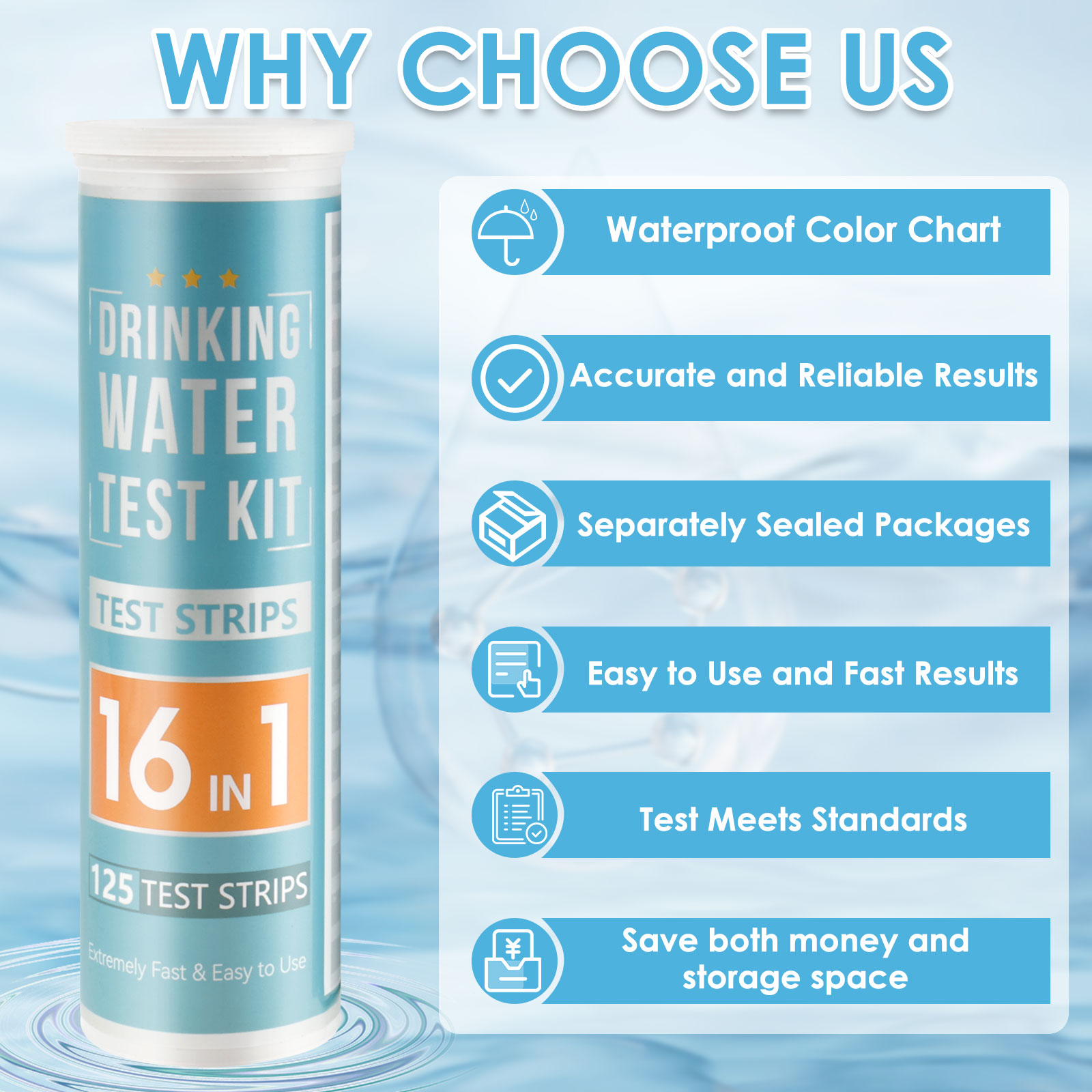 5-17 in 1 Aquarium Test Strips - Marine Test Kit ulasan dan harga