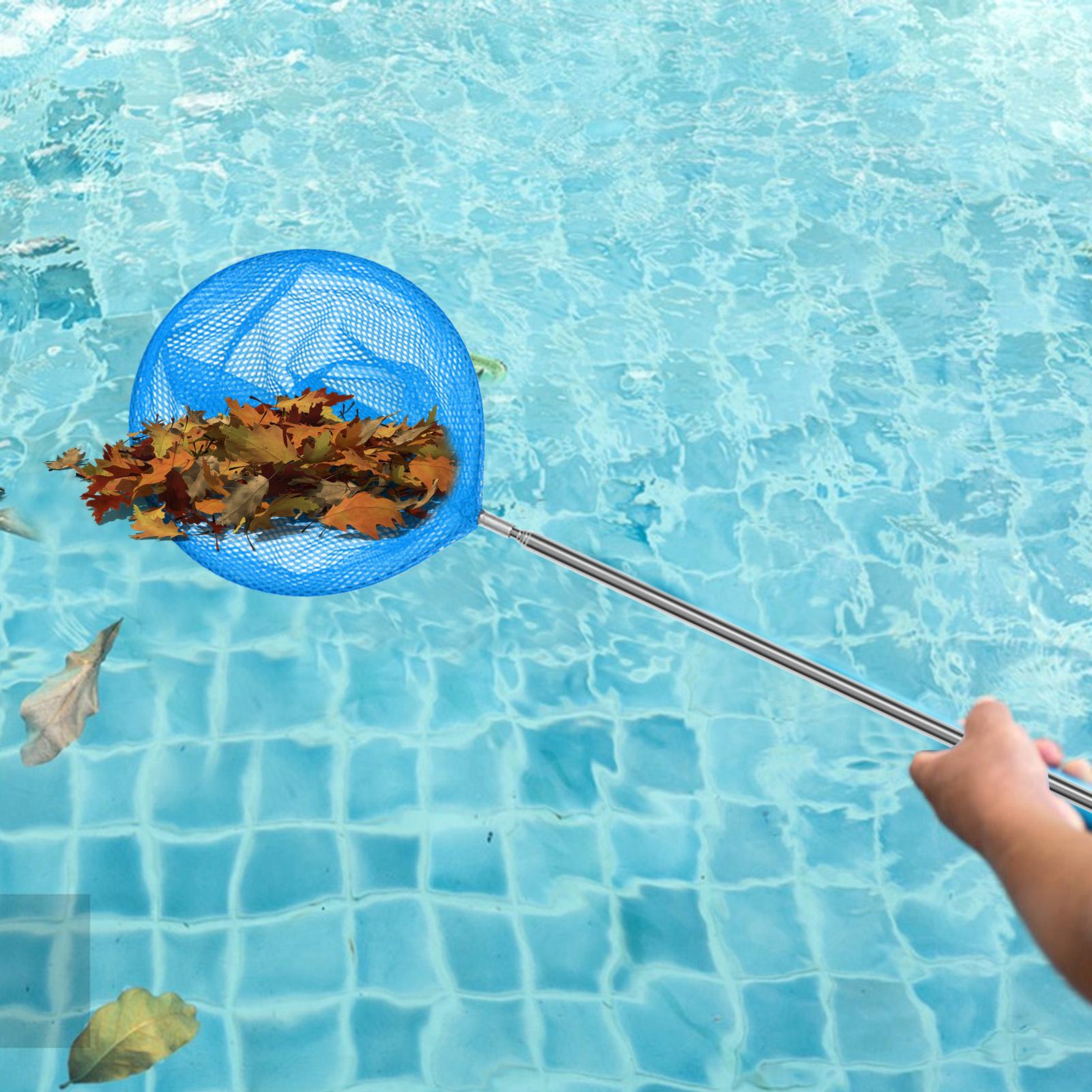 Pool Skimmer Net With Telescop - Marine Aquarium Equipment ulasan dan harga