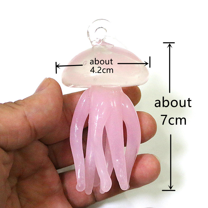 Pink Jellyfish Glass Pendant C - Marine Aquarium & Regional Centre ulasan dan harga