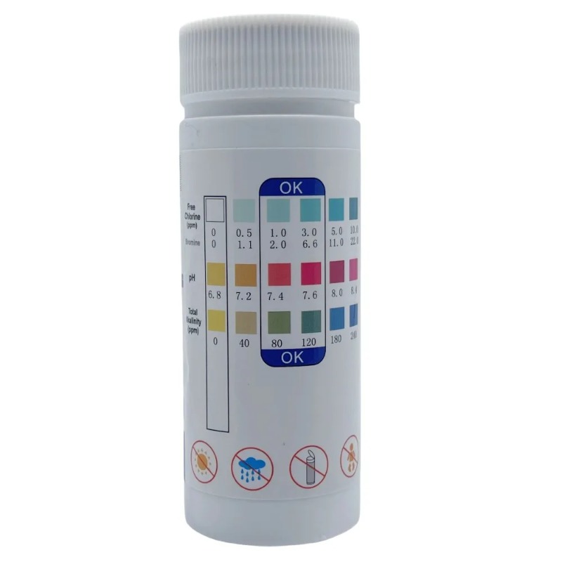 Chlorine PH Test Strips SPA Sw - Marine Test Kit ulasan dan harga