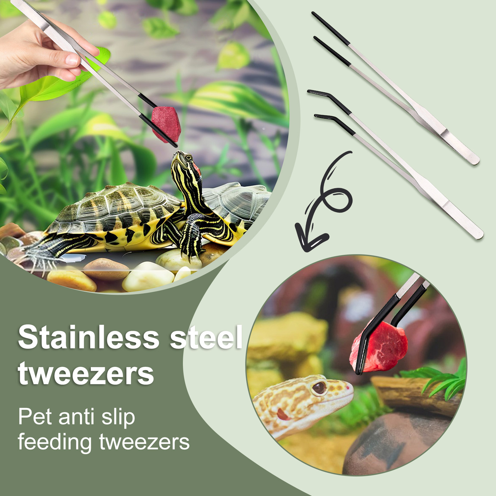 Stainless Steel Anti Slip Twee - Marine Aquarium Equipment ulasan dan harga